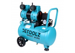Compresor de aer fara ulei, 1500W, 30L, Detoolz DZ-C266 